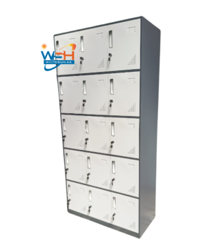 Fifteen doors metal cabinet