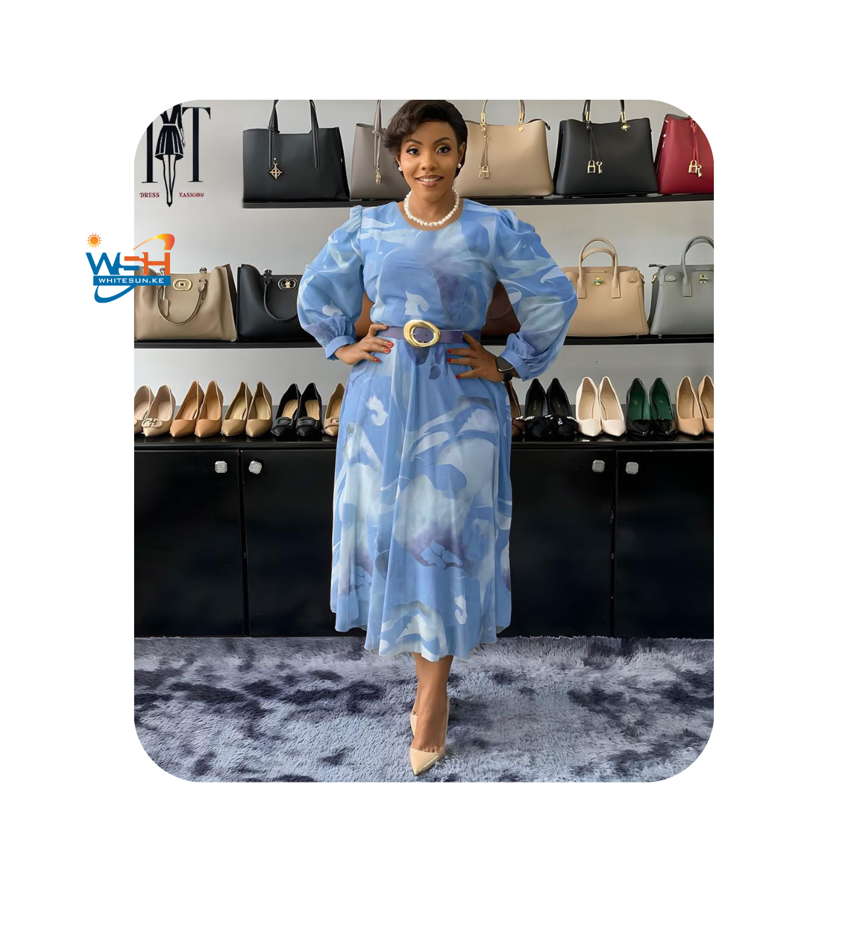 Blue Cloud Dress