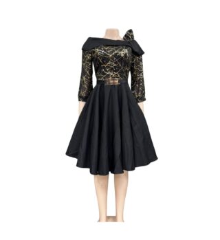 black elegant dress