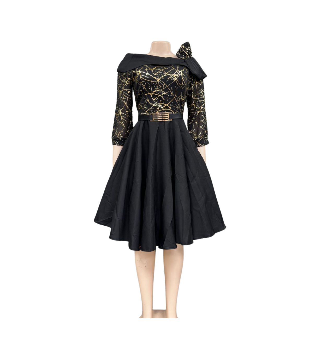 black elegant dress