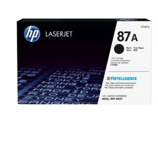 HP 87A Black Original LaserJet Toner Cartridge, CF287A