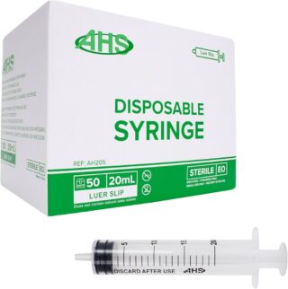 DISPOSABLE SYRINGE 20mls WITH NEEDLE