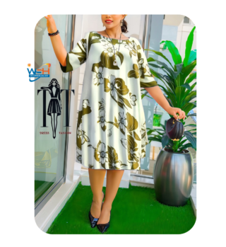 Golden Blossom Dress