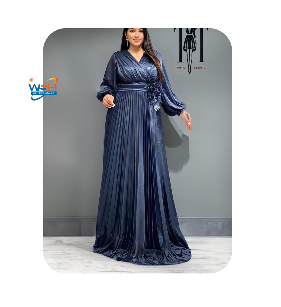 Navy Blue Gown Dress All Occasion
