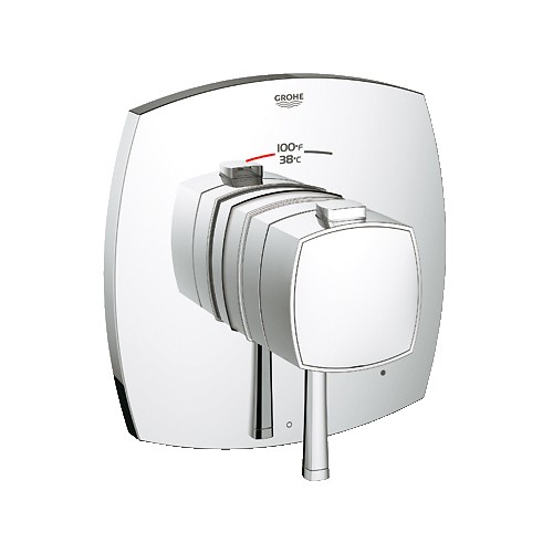 Bath/shower mixer trim chrome