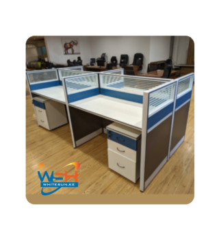 4-Way open view office workstation
