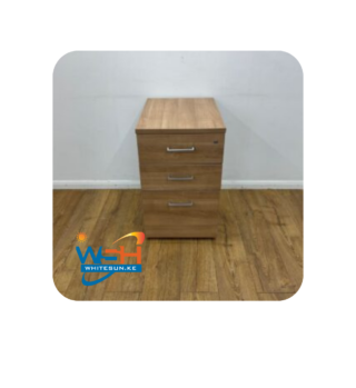 Three drawers lockable office pedestal
