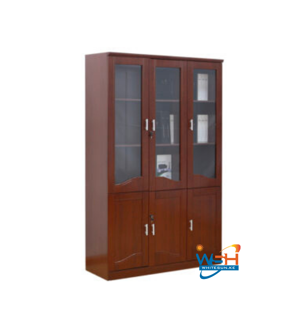 3-door wooden Filing cabinet - Image 3