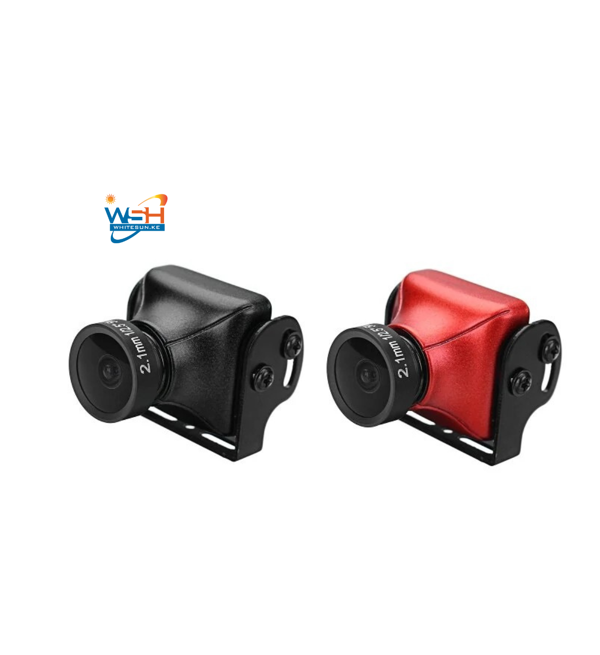 JINJIEAN A19S 1/1.8 Starlight CMOS 1500TVL FPV Camera 2.1mm/2.3mm PAL/NTSC For RC Drone - BlackBerry