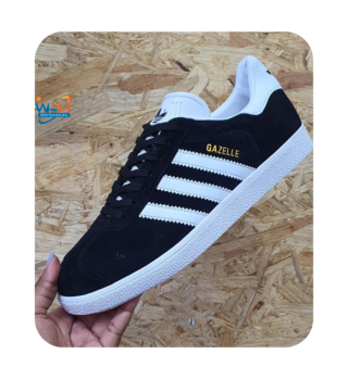 Classic Court Black & White Gazelle Sneakers