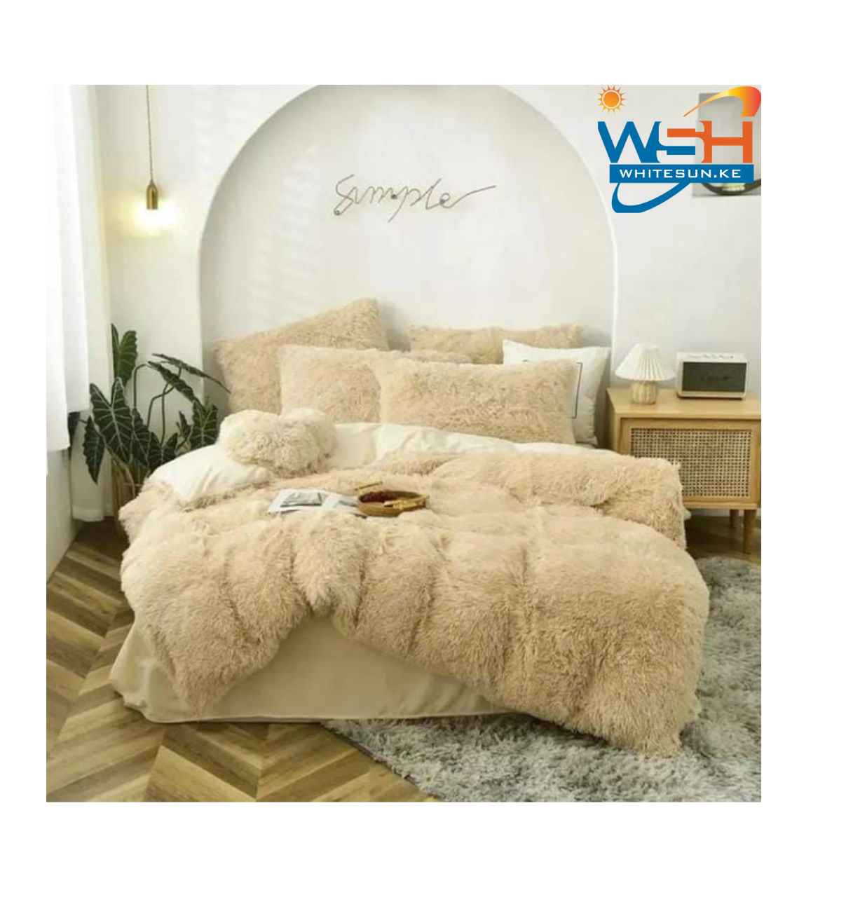 Fluffy duvet set