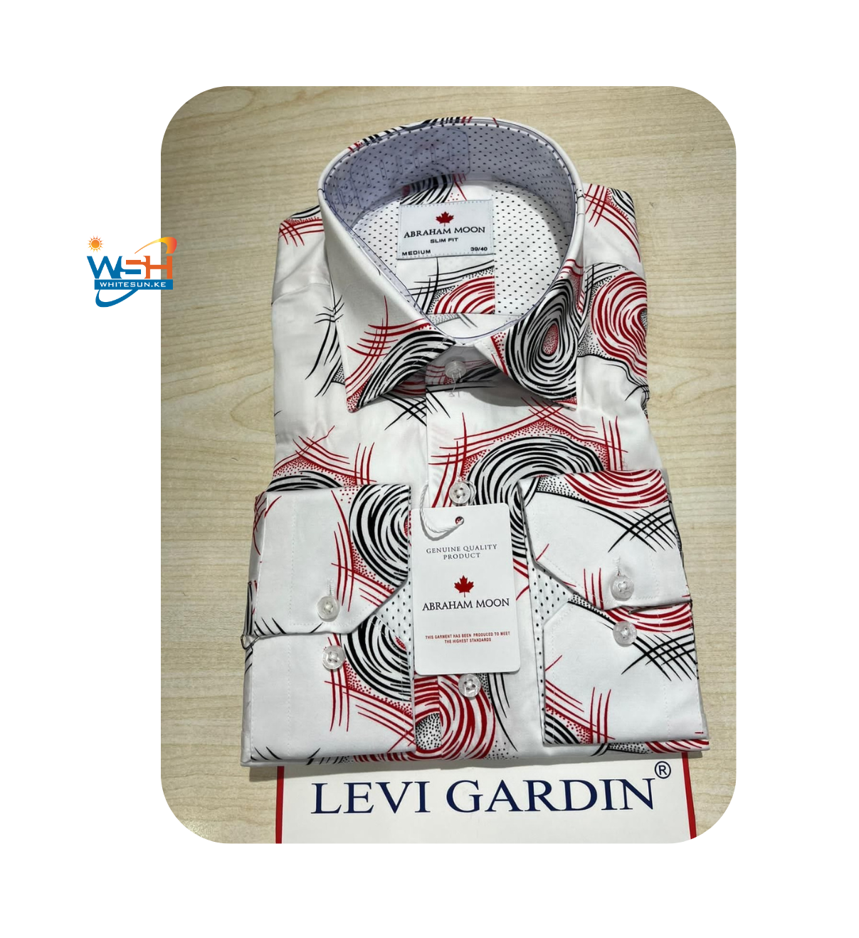 Levi Gardin Men’s Floral Dress Shirt