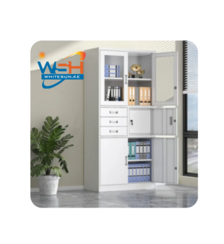 Metallic Filing Cabinet With Safe