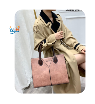 Elegant Two-Tone Tote