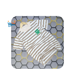 Little Explorer Striped Toddler Shirt