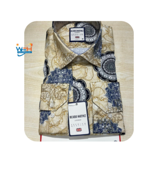 Ricardo Martinez Ornate Patterned Shirt