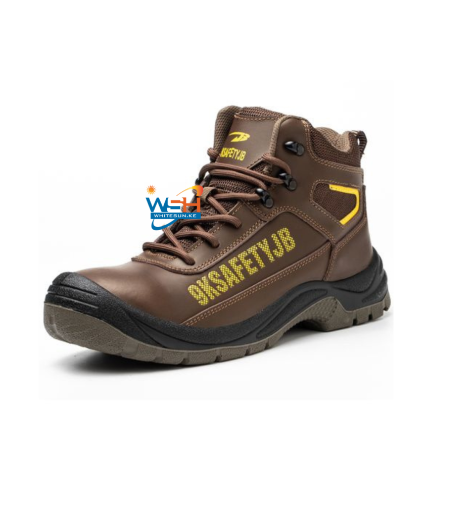 Fashion Safety Boots Steel Toe Work Shoes Durable Leather Upper