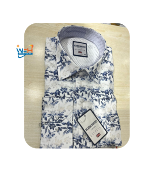 Organic Bloom Men’s Floral Dress Shirt