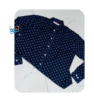 GeoNavy Elegance Men’s Dress Shirt