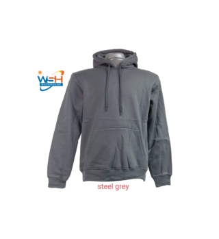 STEEL GREY Hoodies Jumpers 827 KINGS COLLECTION