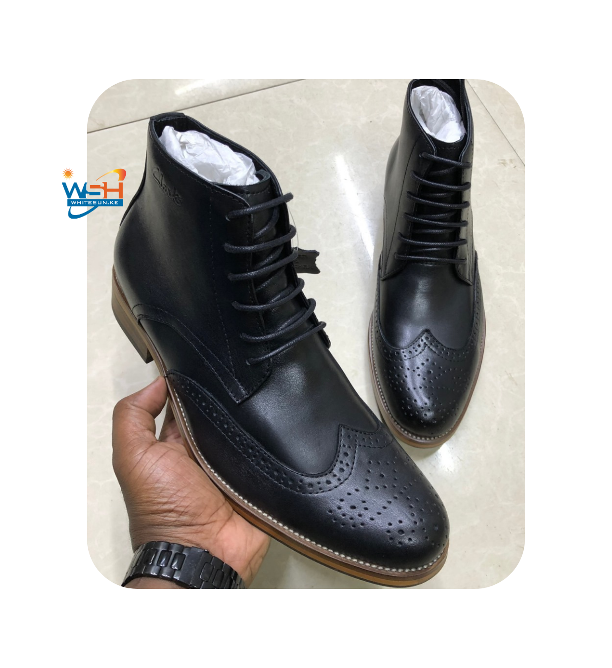 Elegant Brogue Derby Dress Shoes