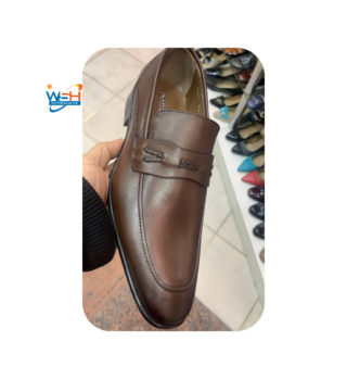 Men's Brown Leather Loafers - Sleek and Sophisticated