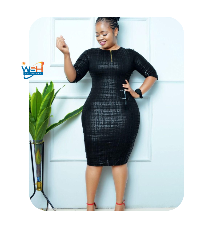 Chic Textured Bodycon Dress for Women