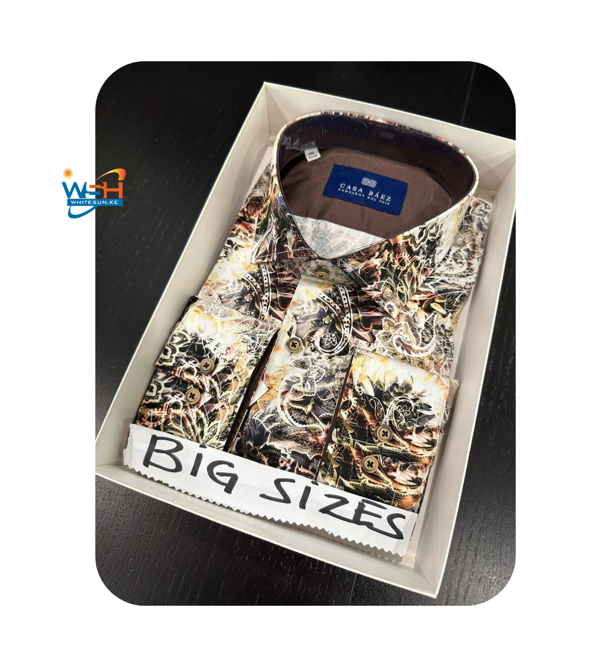 WSG-39920 Levi Gardin Men’s Floral Dress Shirt Product Description: Enhance your wardrobe with the Levi Gardin Men’s Floral Dress Shirt. This elegant shirt features a sophisticated pattern of blue leaves and white flowers, perfect for adding a touch of style to any outfit. Made from high-quality materials, it ensures comfort and durability. The shirt is designed with a classic fit, making it suitable for both casual and formal occasions. The attention to detail and premium craftsmanship make this shirt a must-have for any fashion-conscious individual. Key Features: High-quality fabric for comfort and durability Elegant floral pattern in blue and white Classic fit suitable for various occasions Durable construction for long-lasting wear Brand: Levi Gardin known for quality and style Ideal for those who appreciate timeless design and premium quality, the Levi Gardin Men’s Floral Dress Shirt is a versatile addition to any wardrobe.