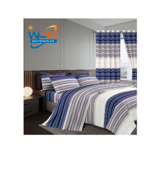 Duvet set with matching curtains