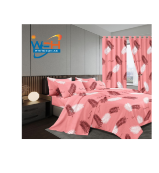 Duvet set with matching curtains