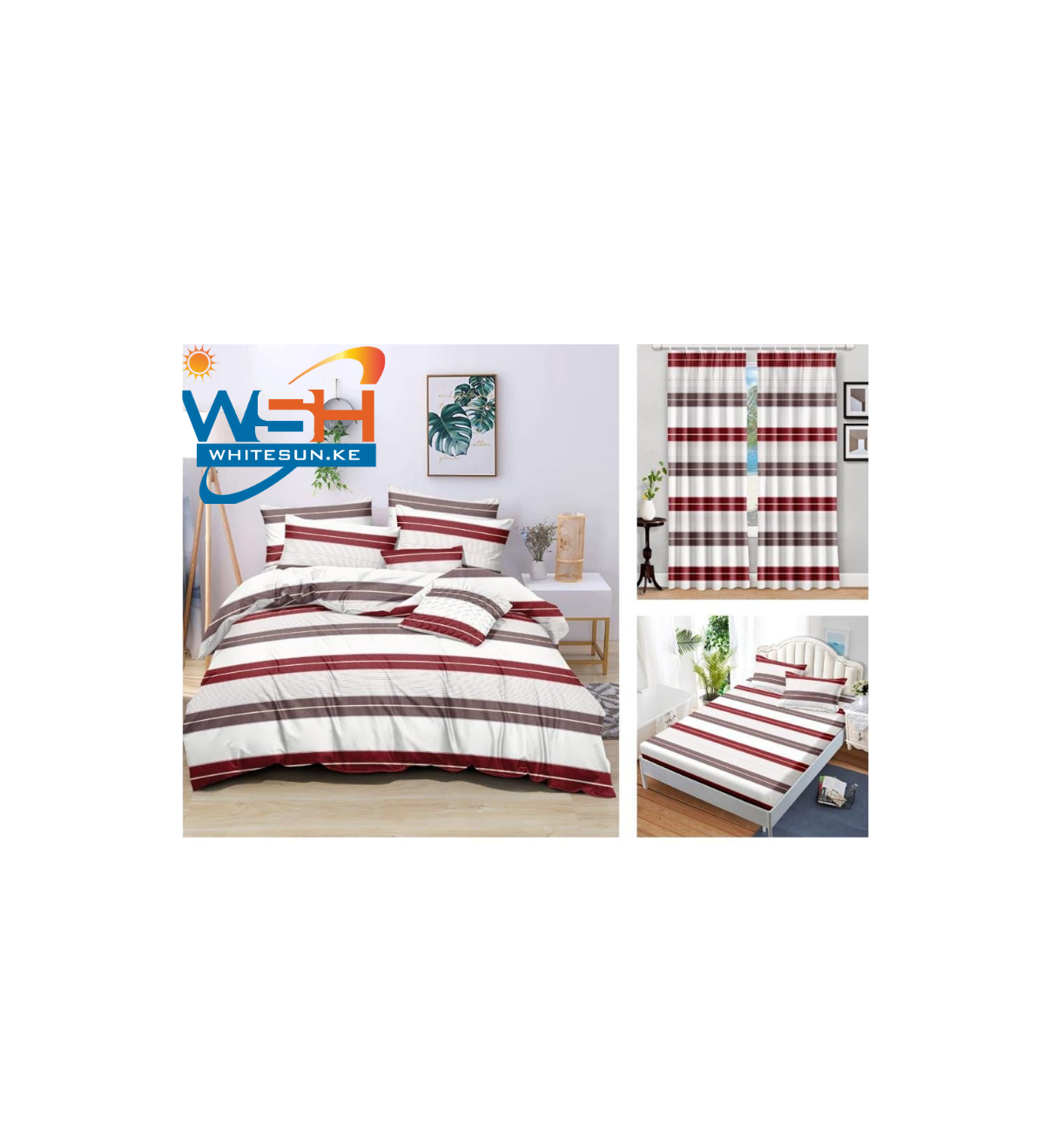 Duvet set matching with curtains