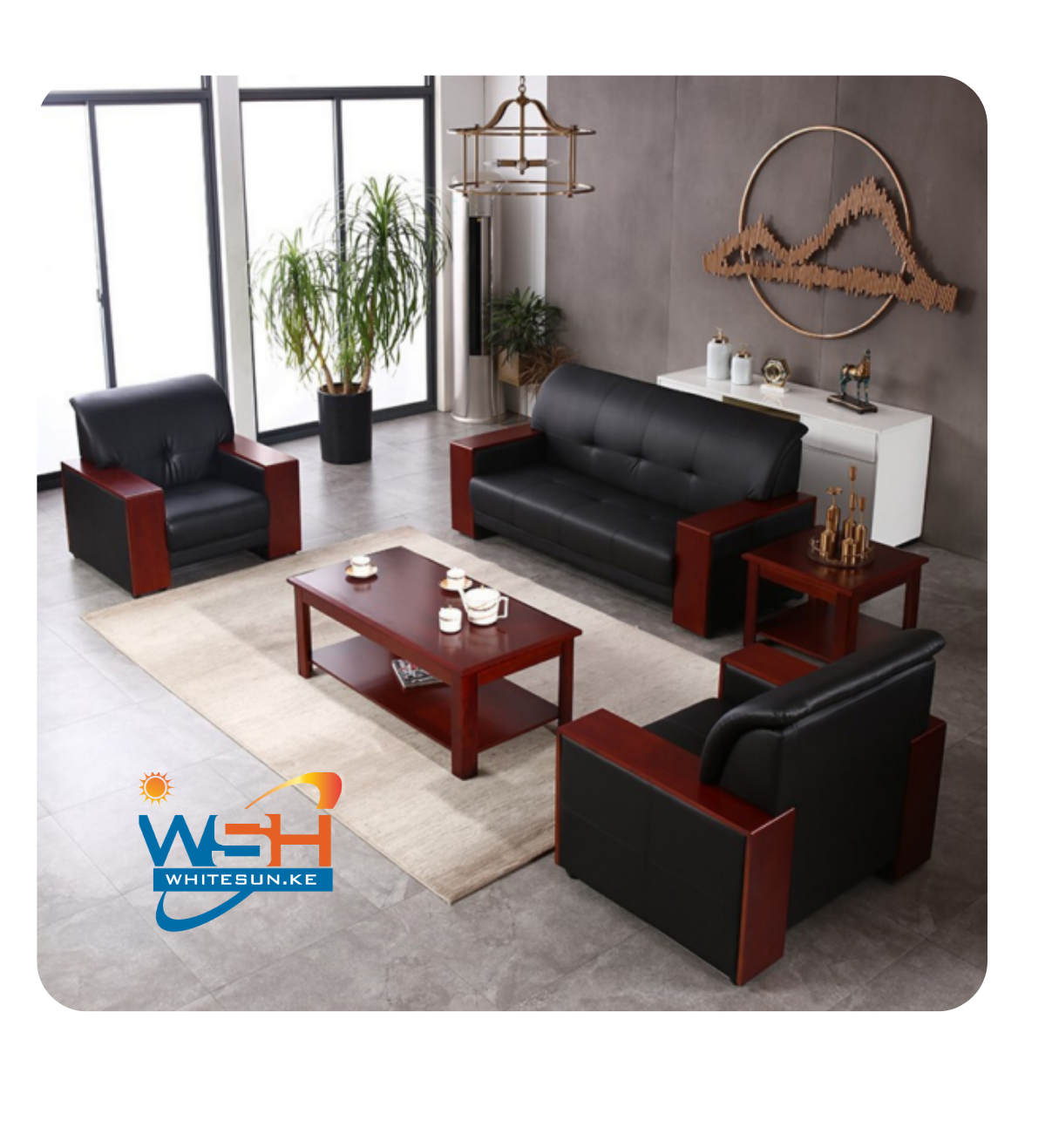 5 Seater Executive office Sofa - Image 3