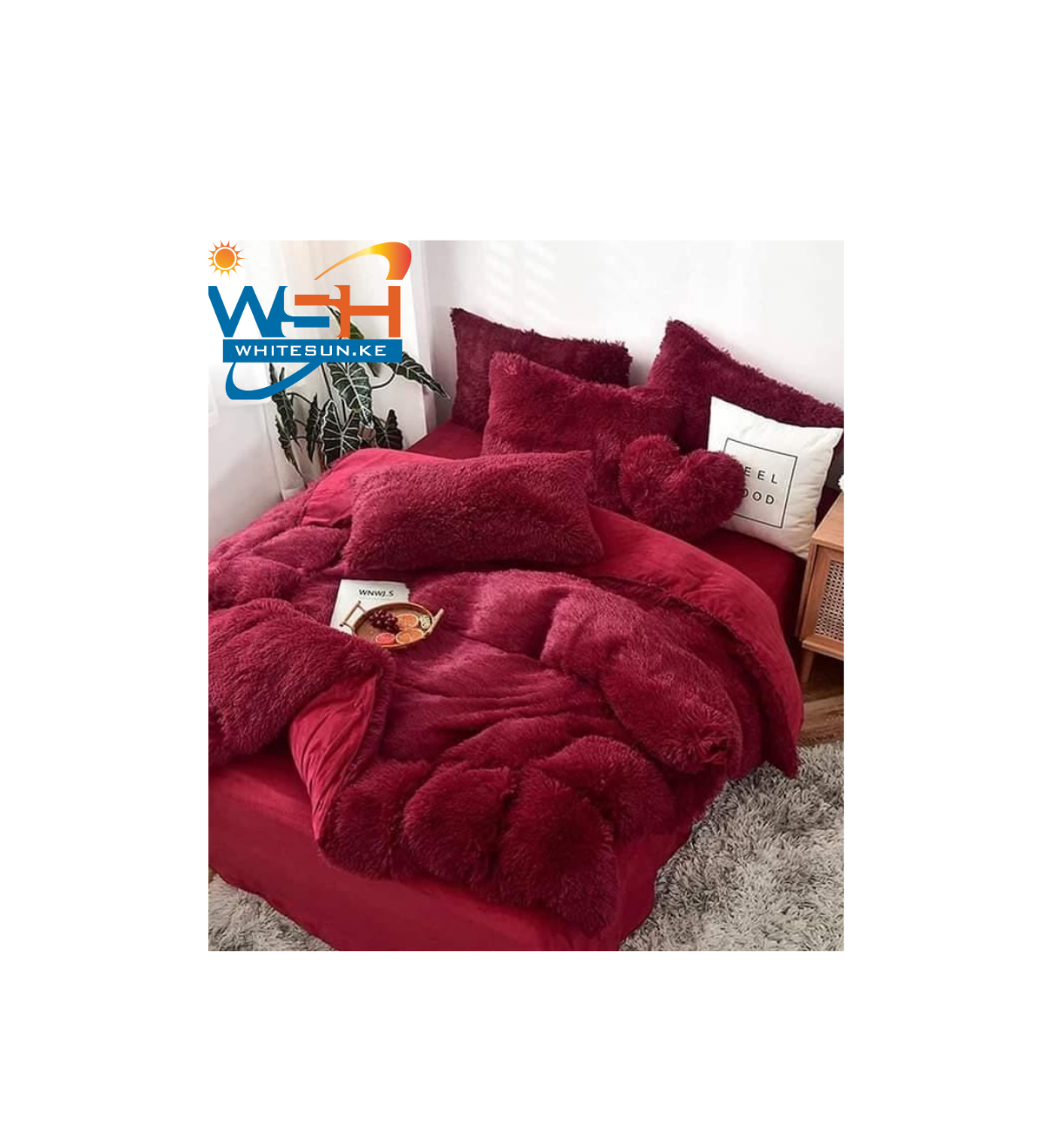 Fluffy duvet set