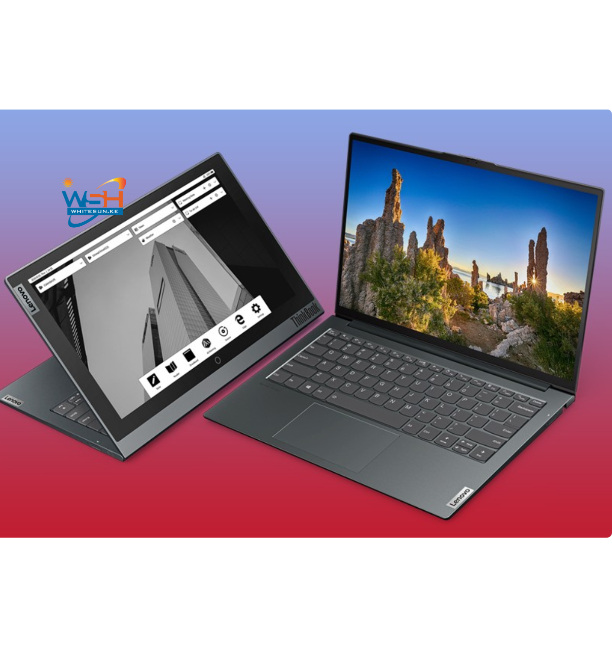 Lenovo ThinkBook Plus G2 ITG, Intel Core i7 1160G7, 16GB RAM 1TB SSD Windows 11 Pro, 13.3" WQXGA Touch Screen + 12" Laptop