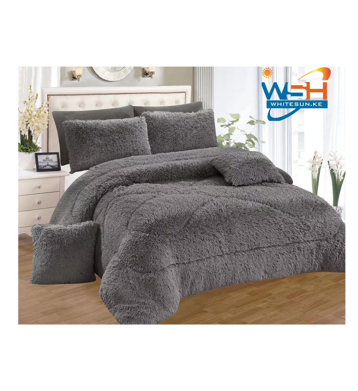 Fluffy duvet set