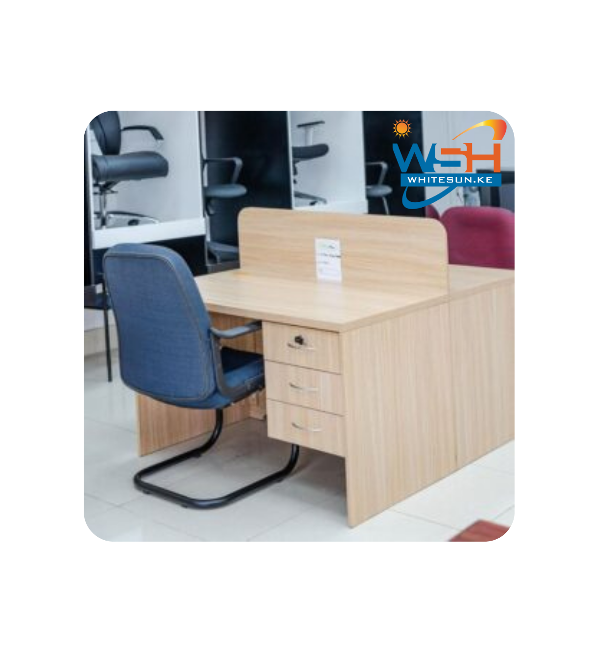 Two way modular custom office workstation