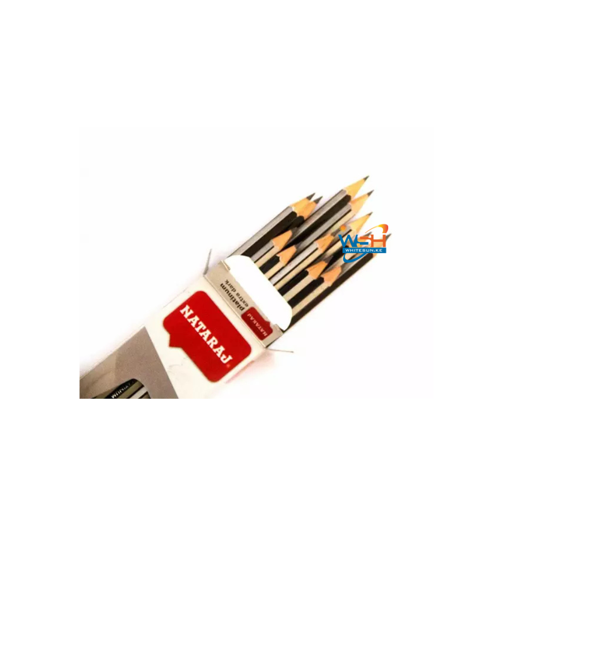 Nataraj Pencil 2B Platinum Extra Dark With Eraser 12pcs - Image 2
