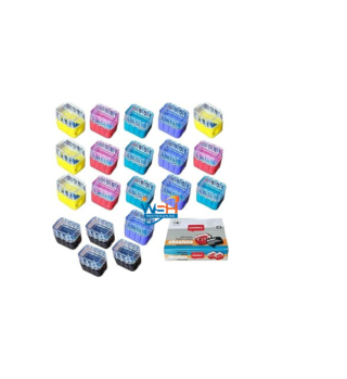 NATARAJ Absolute Pencil Sharpeners, Multicolour, Pack of 20, Multipack, Single Hole Sharpeners, Party Bag Fillers, School Home Office Use