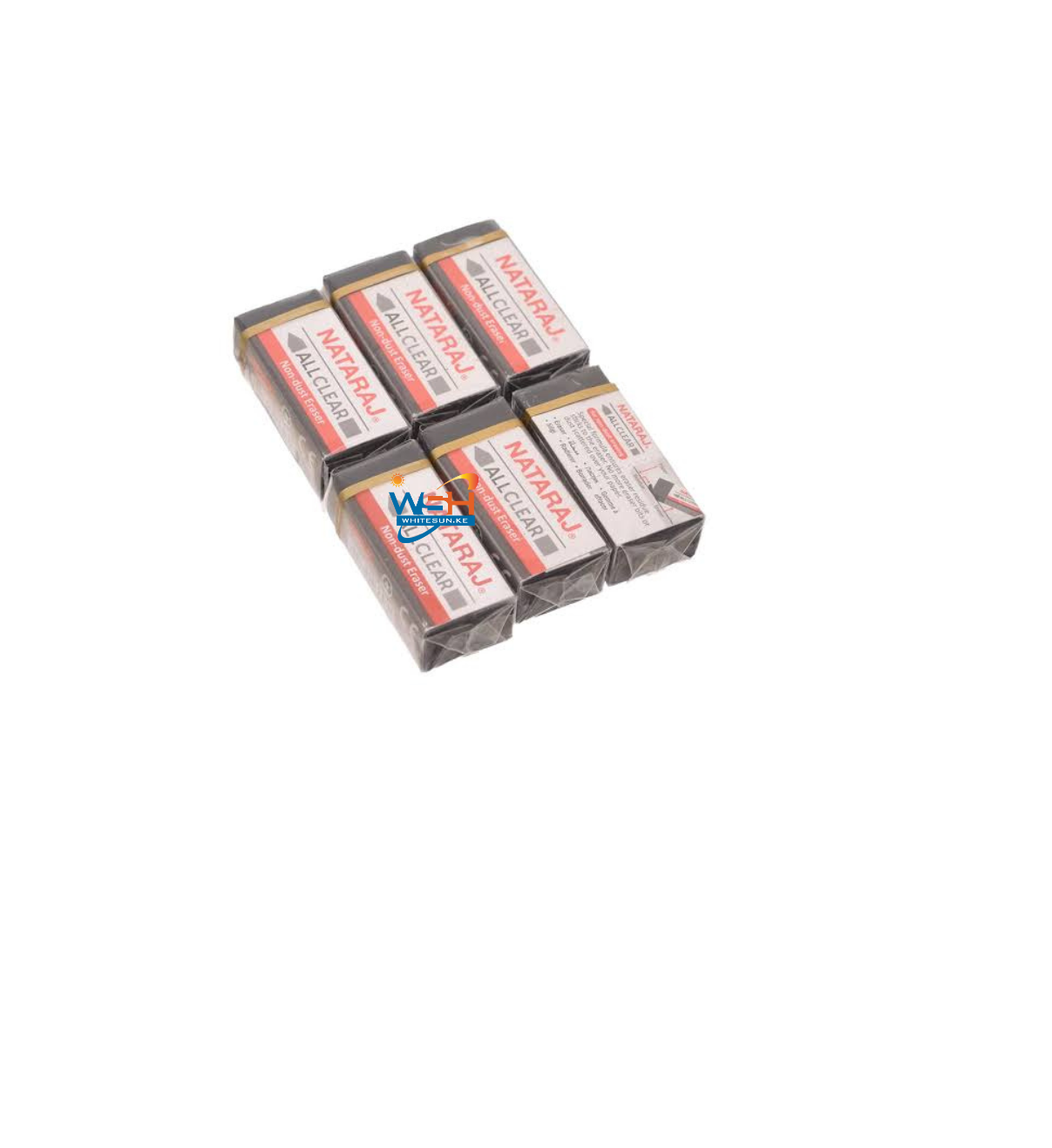 NATARAJ ALL CLEAR REGULAR ERASER 30PCS IN A BOX