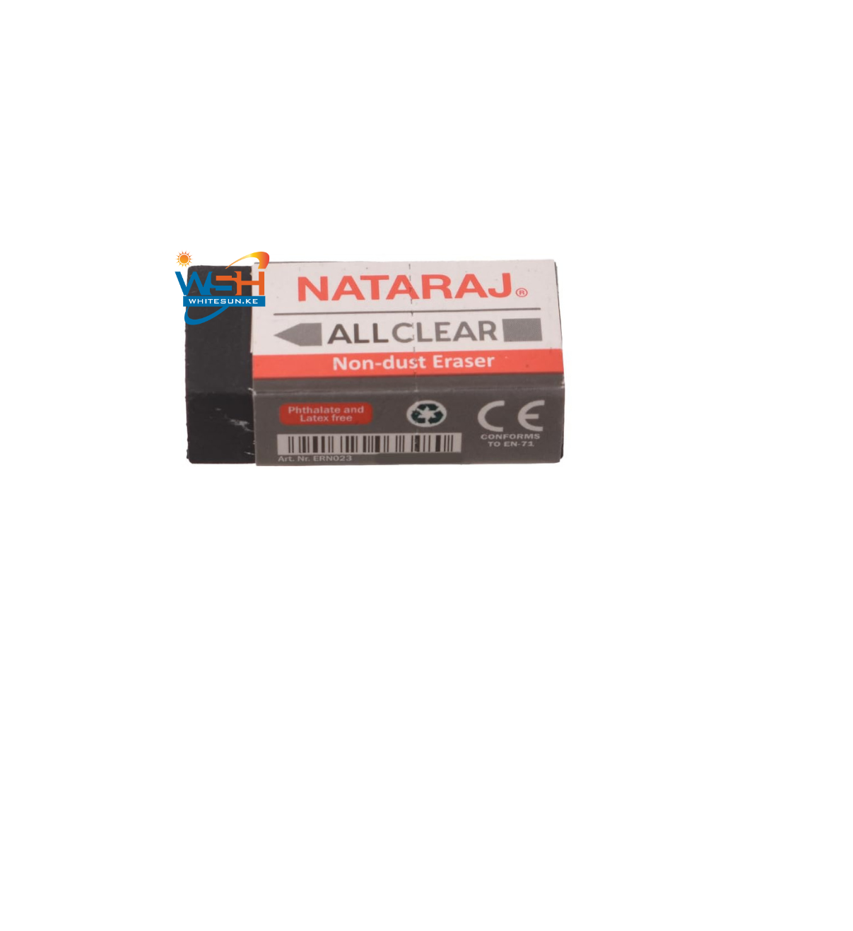 NATARAJ ALL CLEAR REGULAR ERASER 30PCS IN A BOX - Image 2