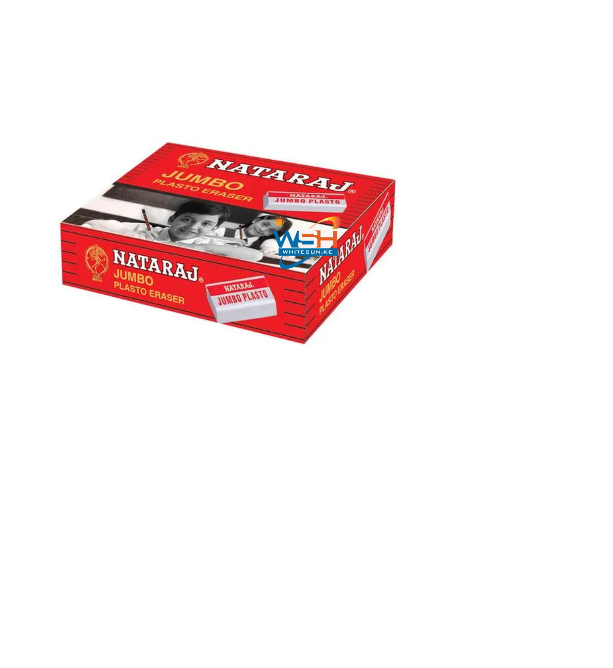 Nataraj jumbo plastic eraser 20pcs per box - Image 2