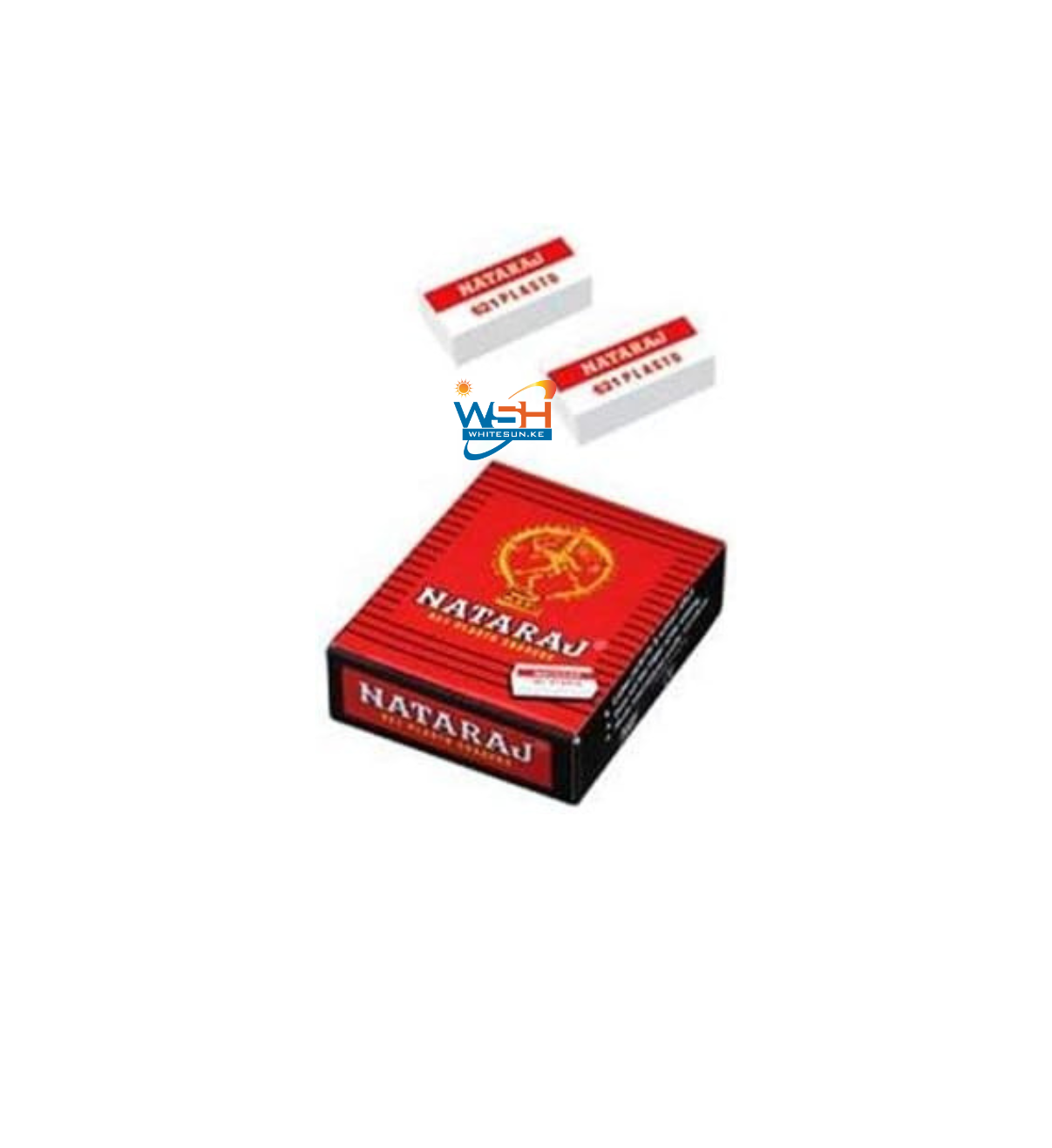 Nataraj 621 Plasto Eraser, 20 Pc/Pack - 10 packs