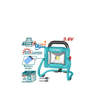 TOTAL Lithium-ion portable lamp 3.6V