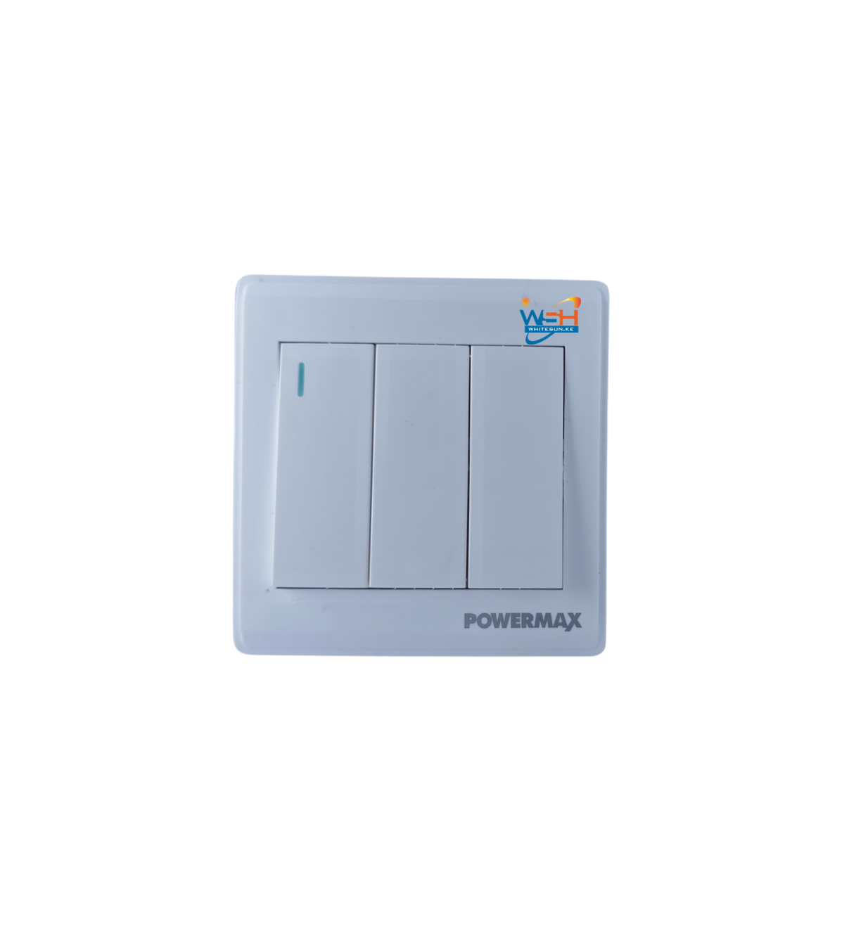 Powermax BSR White 3 Gang 2 Way Switch