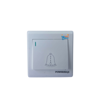 Powermax BSR White Bell Push Switch