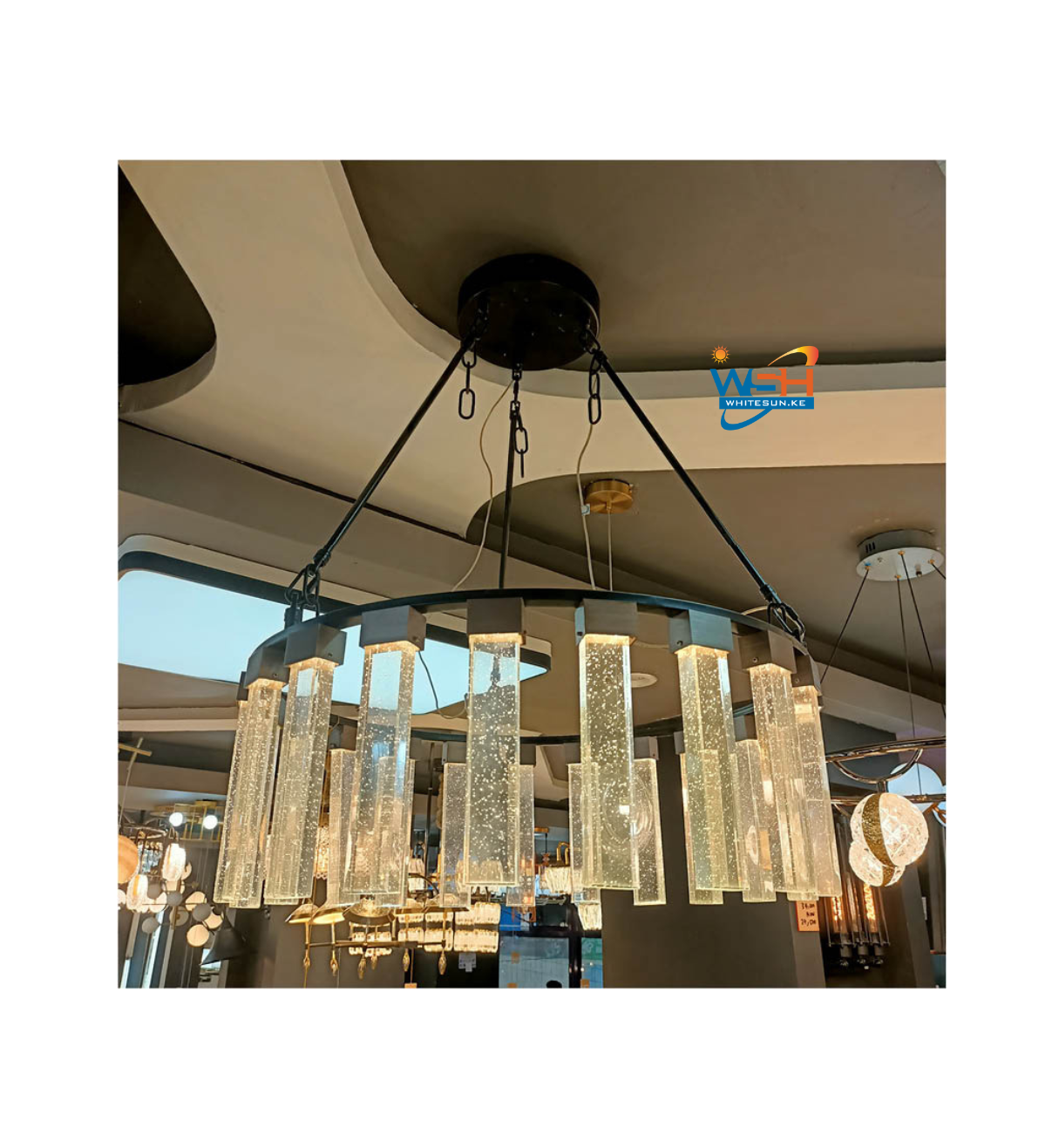 Gel Wedges Chandelier