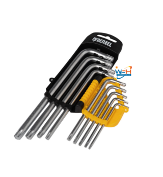 DENZEL TORX ALLEN KEY SET 10PCS