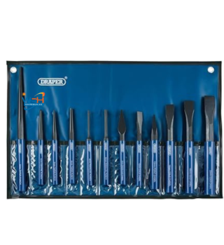 PUNCH AND CHISEL 12PC SET DRAPER