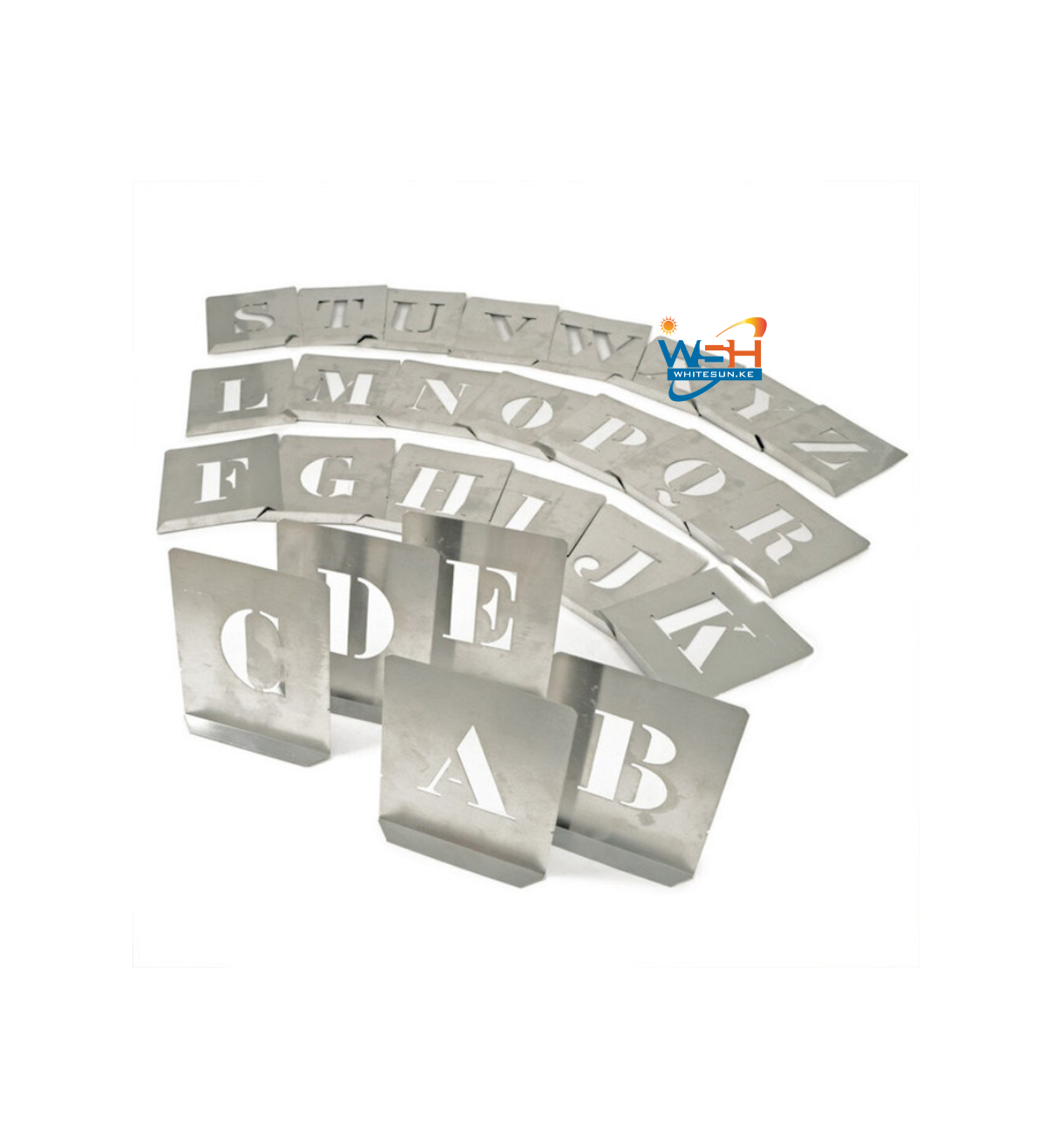 Kennedy Steel Stencil – Letter Set