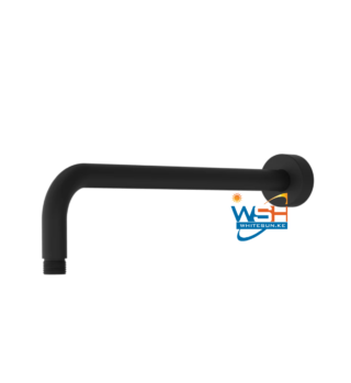 Cobra Seine Matte Black Shower arm round 300